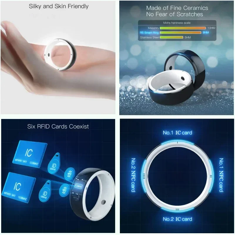 Smart Ring Nfc Pay - Dispositivo indossabile intelligente Smart Ring, 125KHZ