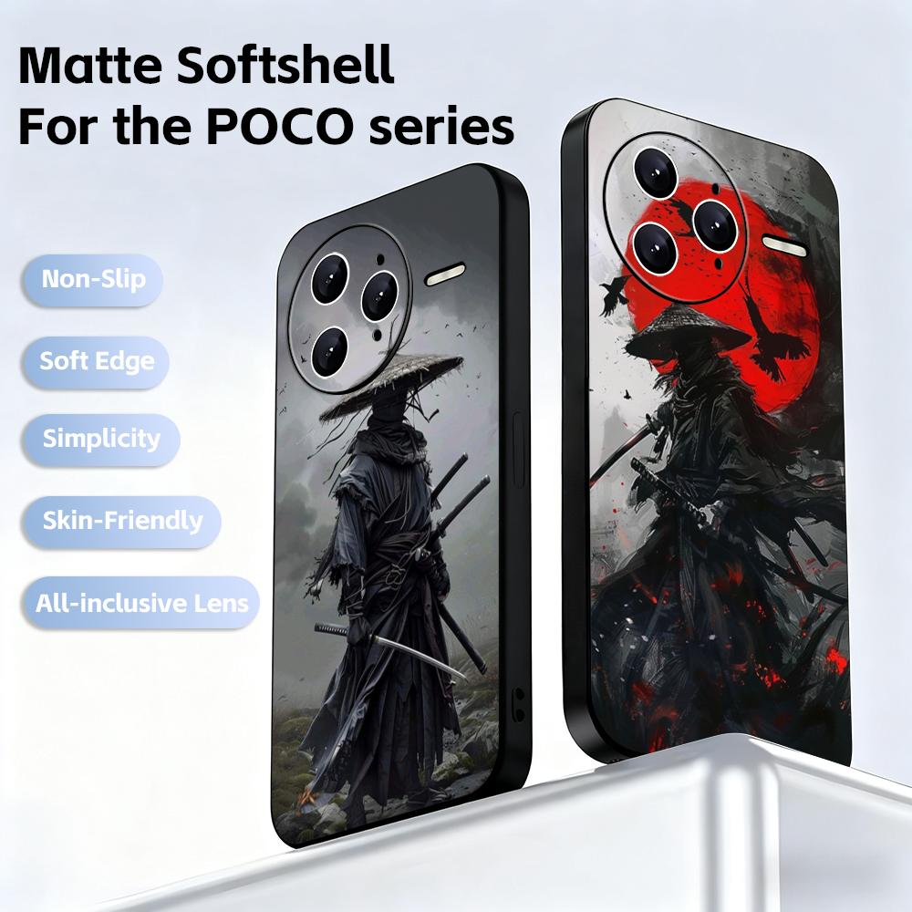 Xiaomi Poco X6 - Custodia per telefono Bushido Samurai Ghost